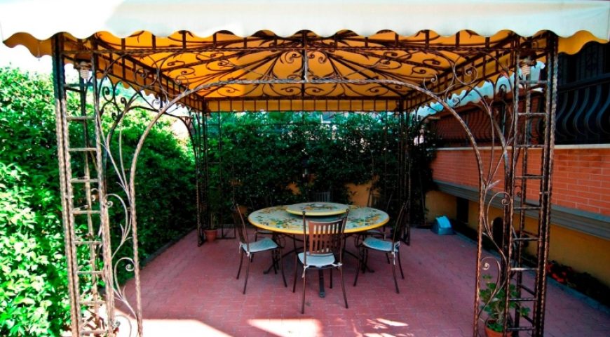 Gazebo in ferro battuto GF 01