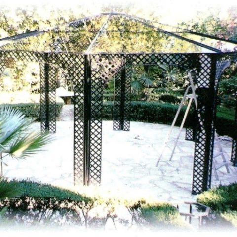 Gazebo in ferro battuto GF 02