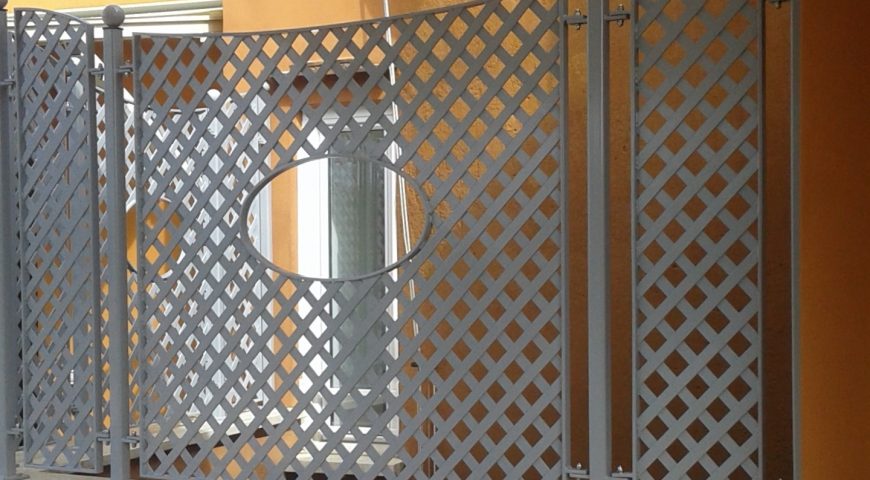 Grillage in ferro battuto GR 04