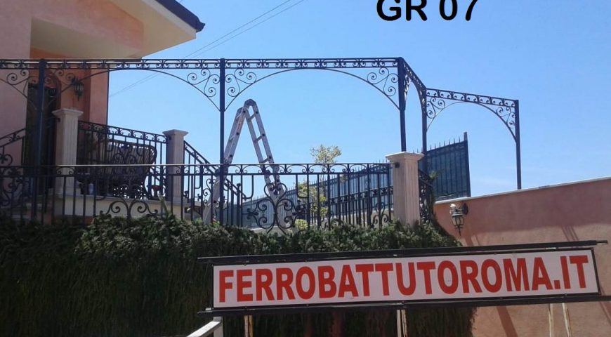 Grillage in ferro battuto GR 07
