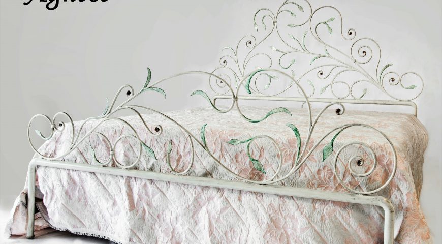 Letto matrimoniale in ferro battuto LF AGNESE