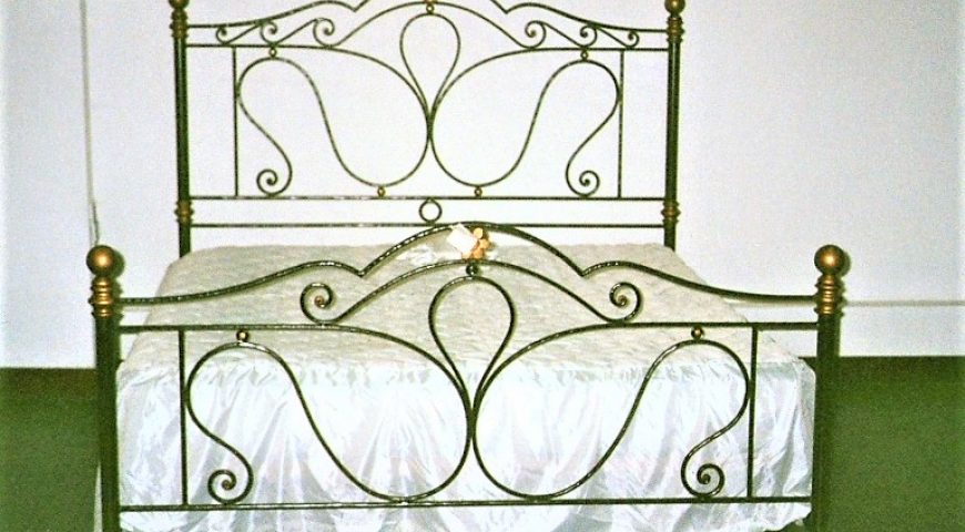 Letto matrimoniale in ferro battuto LF FABIANA