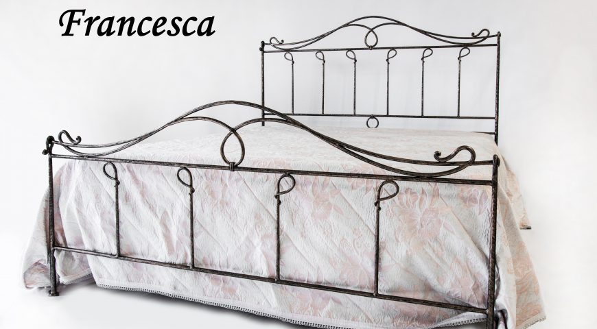 Letto matrimoniale in ferro battuto LF FRANCESCA