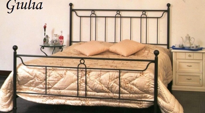 Letto matrimoniale in ferro battuto LF GIULIA