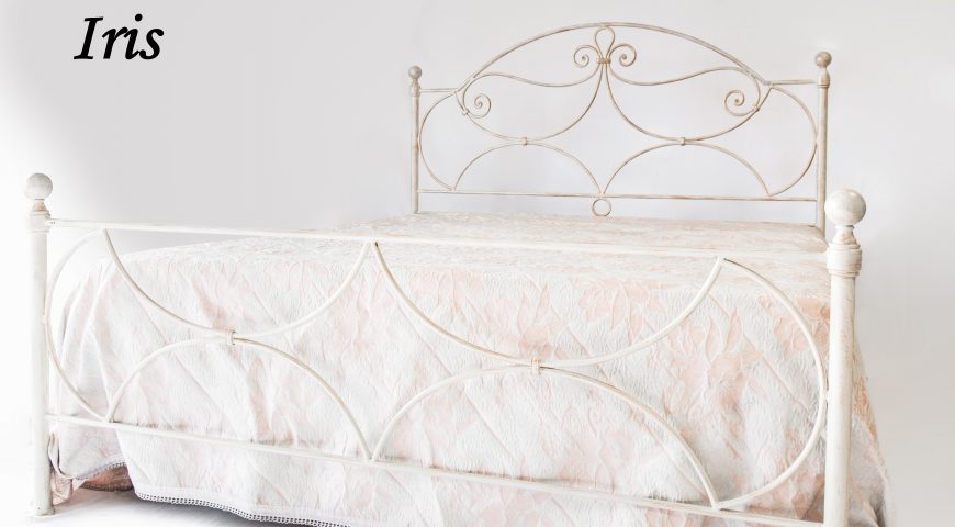 Letto matrimoniale in ferro battuto LF IRIS