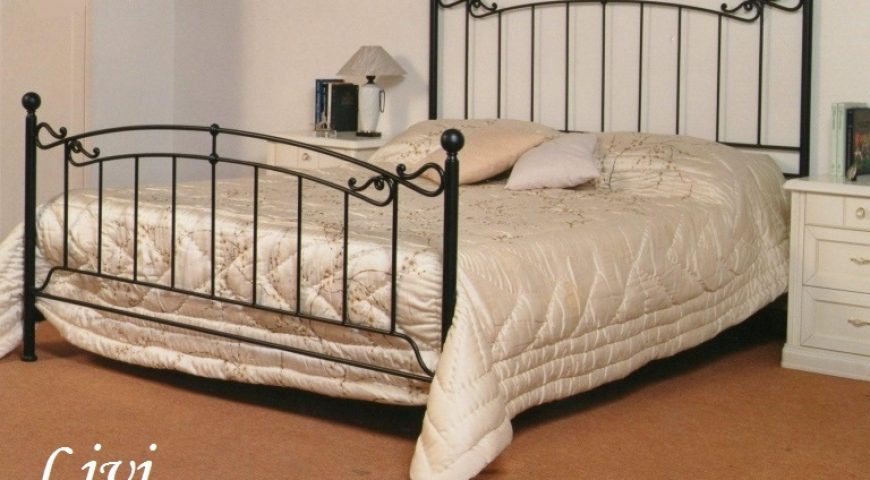 Letto matrimoniale in ferro battuto LF LIVI