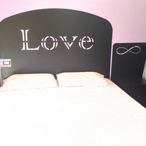 Letto matrimoniale in ferro battuto LF LOVE