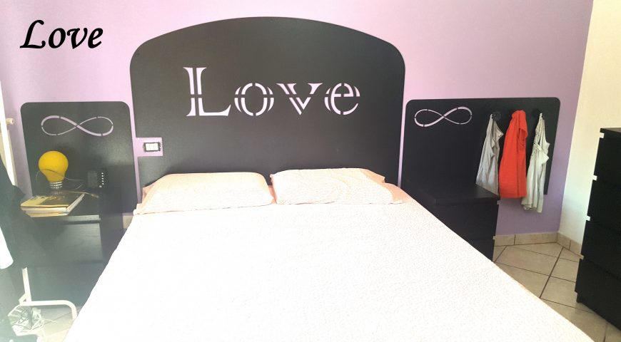 Letto matrimoniale in ferro battuto LF LOVE