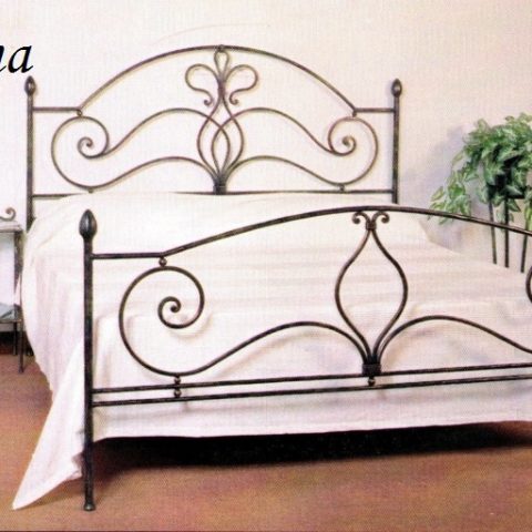 Letto matrimoniale in ferro battuto LF LUANA