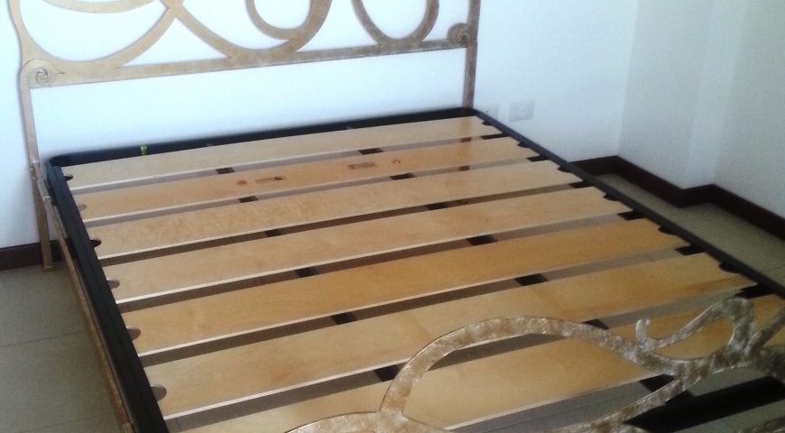 Letto matrimoniale in ferro battuto LF NICOLETTA