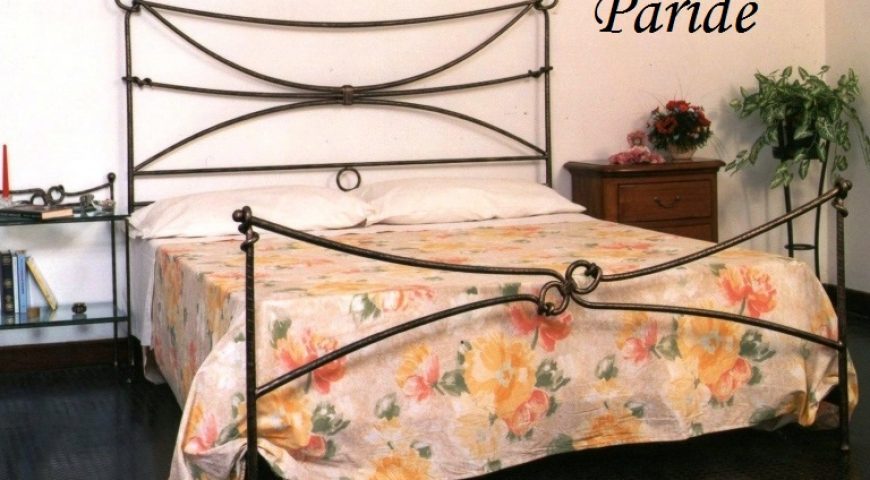 Letto matrimoniale in ferro battuto LF PARIDE