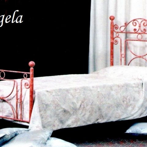 Letto singolo in ferro battuto LFS ANGELA