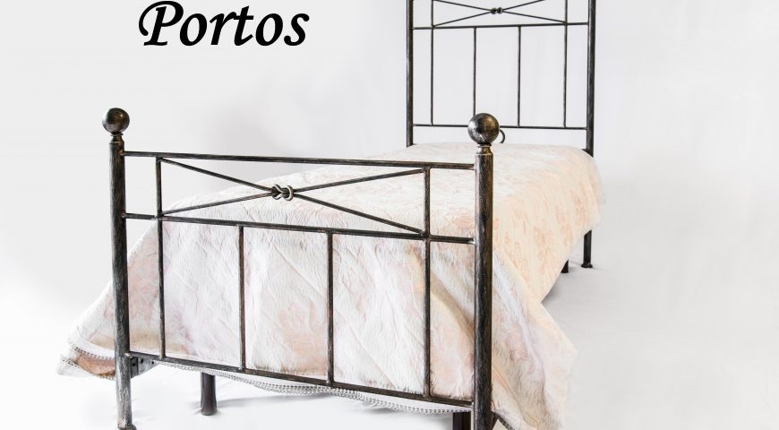 Letto singolo in ferro battuto LFS PORTOS