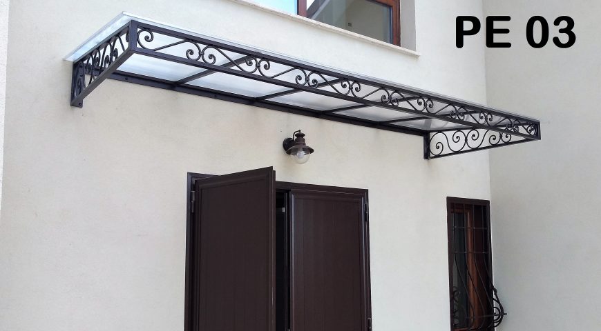 Pensilina in ferro battuto PE 03