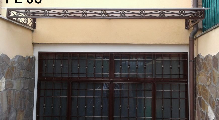 Pensilina in ferro battuto PE 06