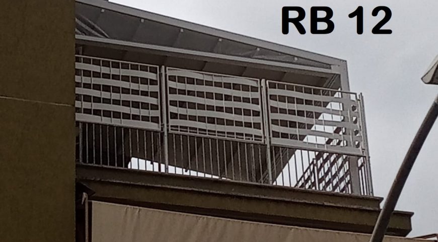 Ringhiera per balconi in ferro battuto RB 12
