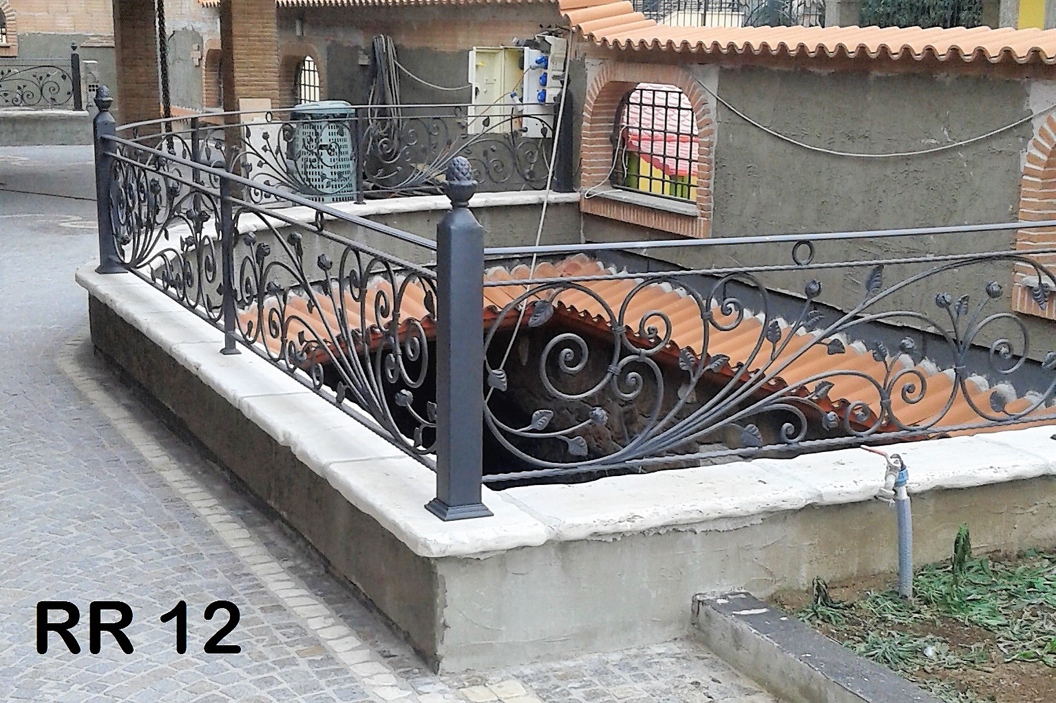 UHRIG Arco Decorativo In Ferro Battuto In Acciaio Forgiato, Ornamento In Ferro Per Recinzioni, Ringhiere Ecc. (H:175 Mm, Larghezza: 95 Mm, Da 12 X 12 Mm - Foto 9