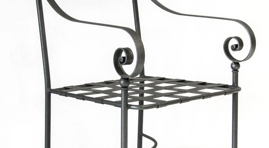Poltroncina in ferro battuto SF 03