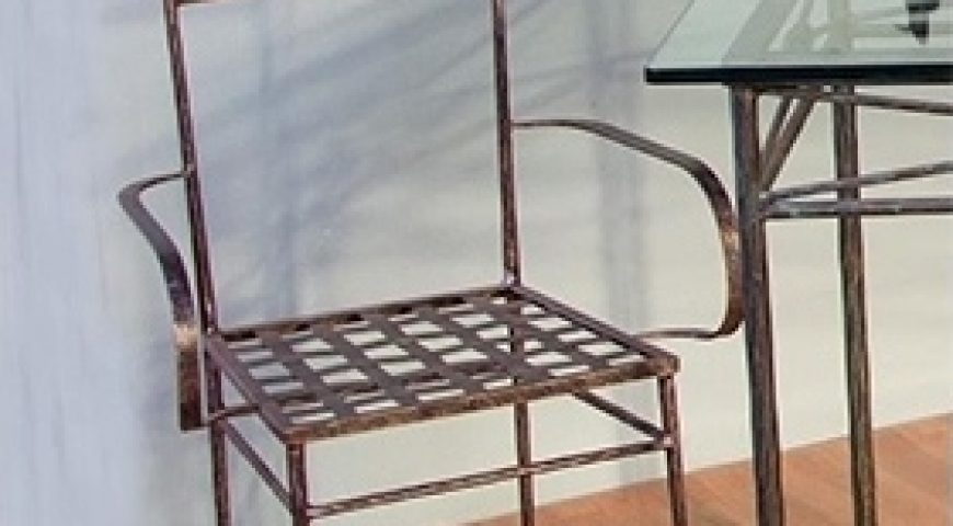 Poltroncina in ferro battuto SF 22