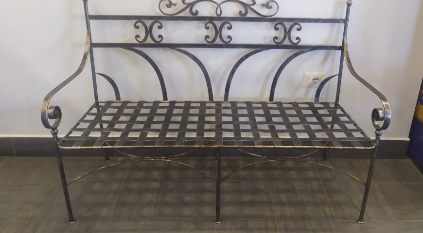 Panchina in ferro battuto SF 32