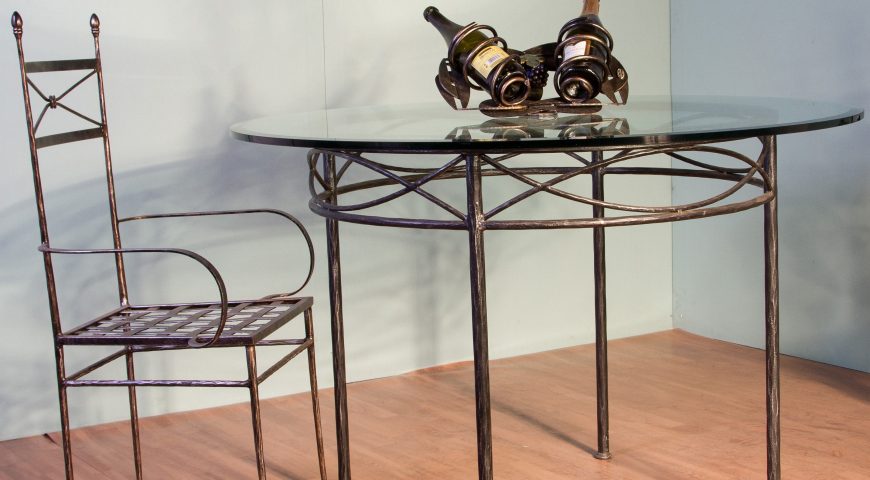 Tavolo da pranzo in ferro battuto TP 03