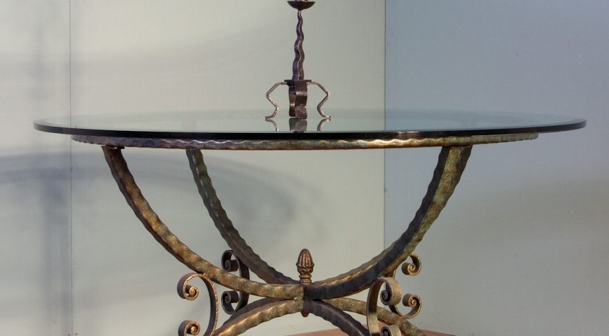 Tavolo da pranzo in ferro battuto TP 34