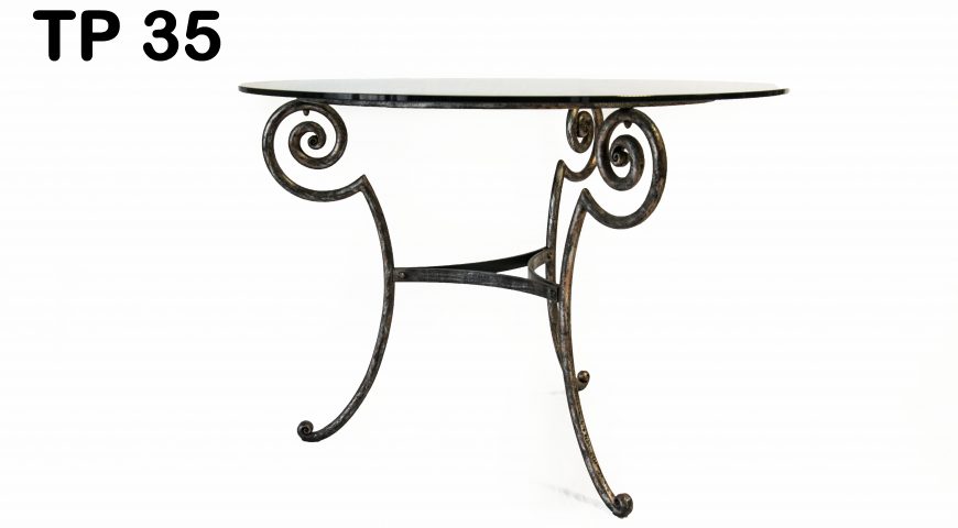 Tavolo da pranzo in ferro battuto TP 35