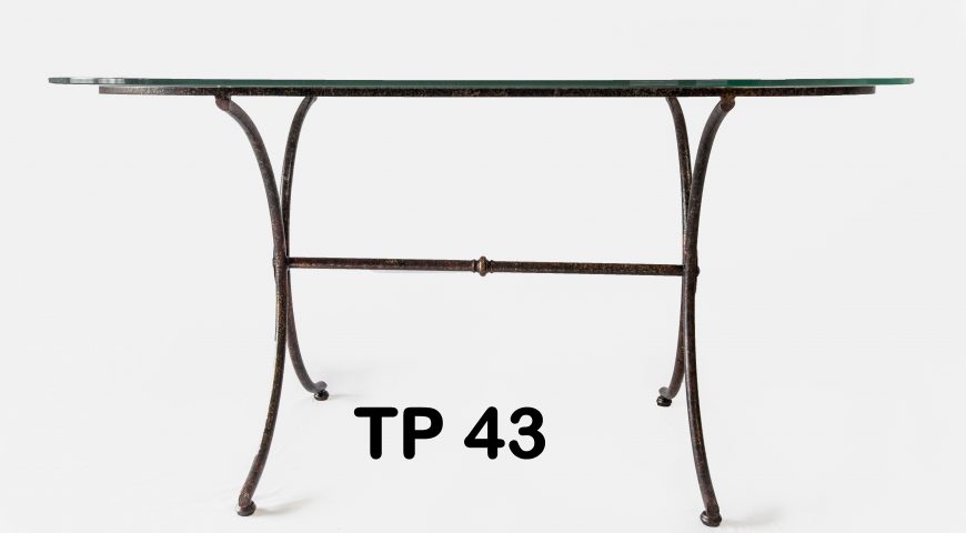 Tavolo da pranzo in ferro battuto TP 43