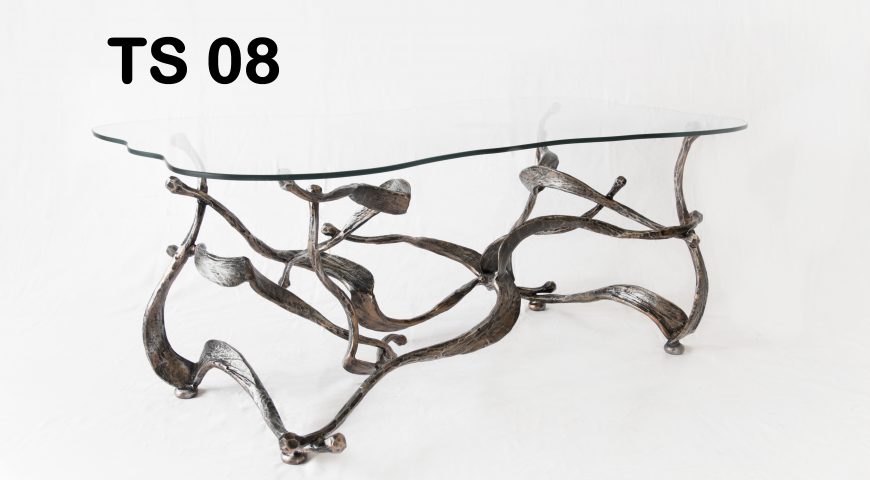 Tavolino da salotto in ferro battuto TS 08