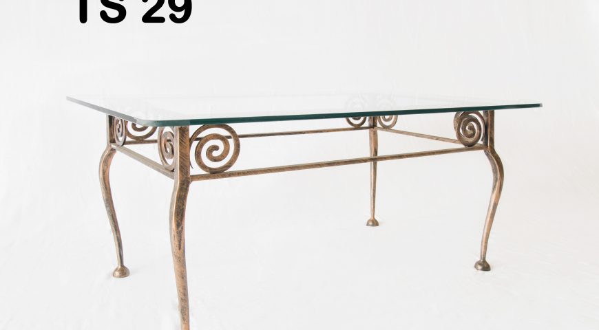 Tavolino da salotto in ferro battuto TS 29