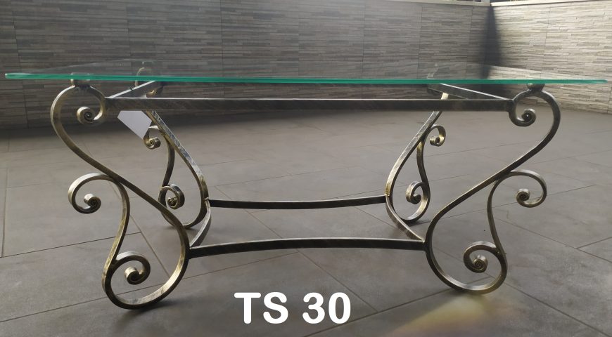 Tavolino da salotto in ferro battuto TS 30