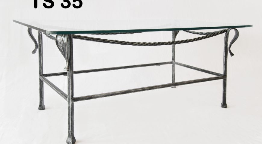 Tavolino da salotto in ferro battuto TS 35