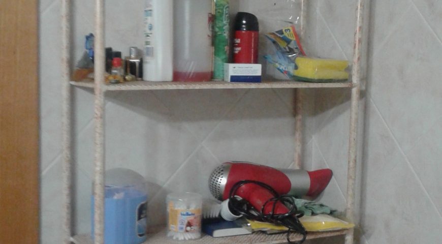 Mensola a 4 ripiani in ferro battuto AB 05