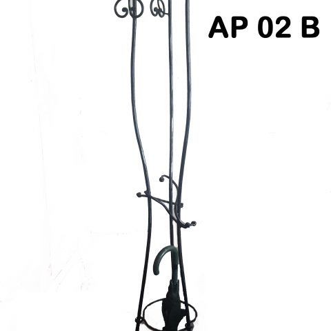 Appendiabiti in ferro battuto AP 02-B