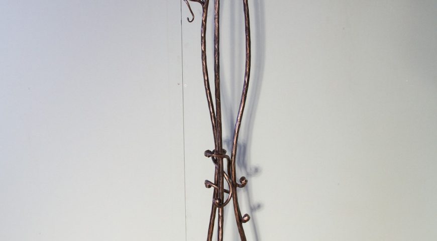 Appendiabiti in ferro battuto AP 08