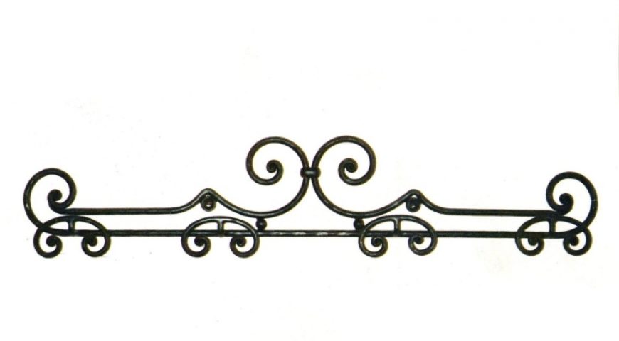 Appendiabiti in ferro battuto AP 11