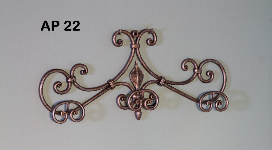 Appendiabiti in ferro battuto AP 22