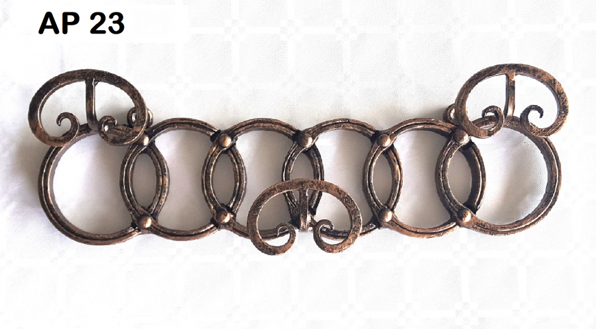 Appendiabiti in ferro battuto AP 23