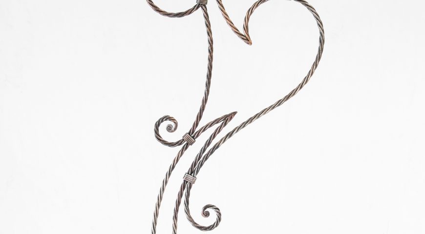 Appendiabiti in ferro battuto AP 28