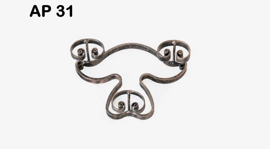 Appendiabiti in ferro battuto AP 31