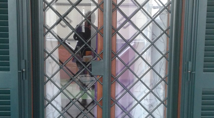 Grata di protezione in ferro battuto GP 13