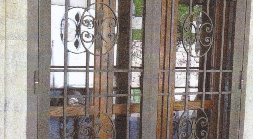 Grata di protezione in ferro battuto GP 25