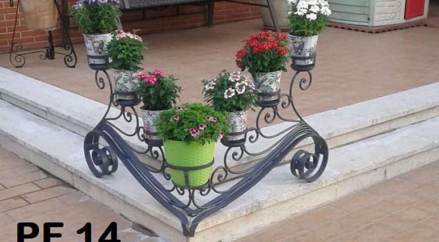 Fioriera in ferro battuto PF 14