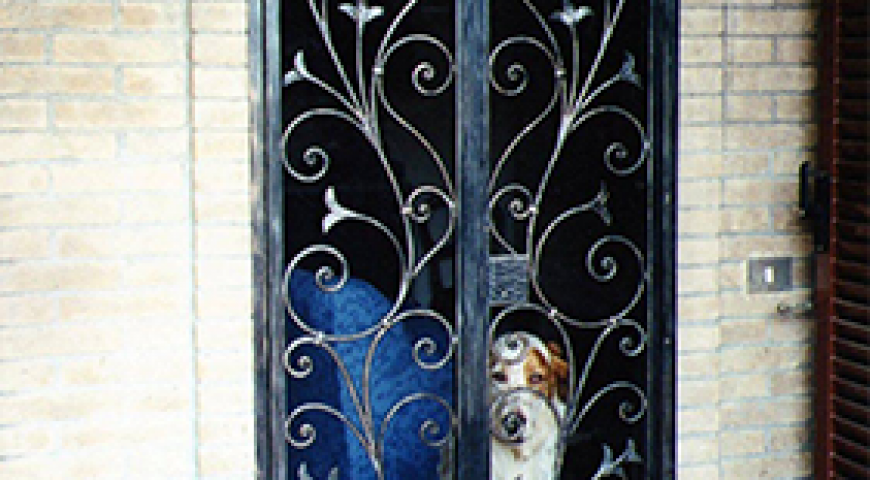 Portone d’ingresso in ferro battuto PI 03