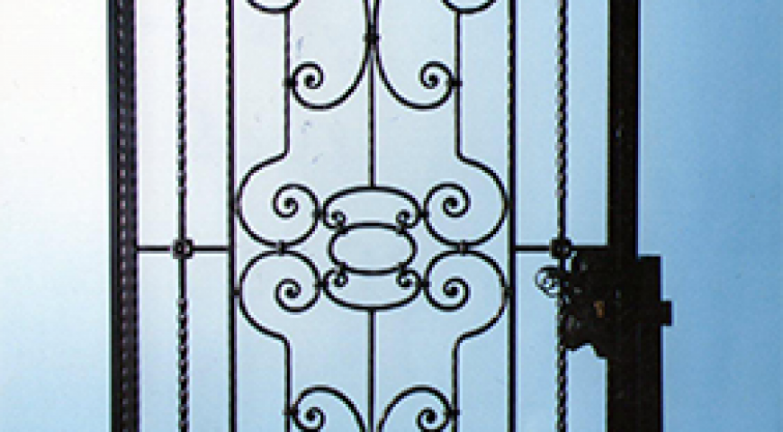 Portone d’ingresso in ferro battuto PI 10