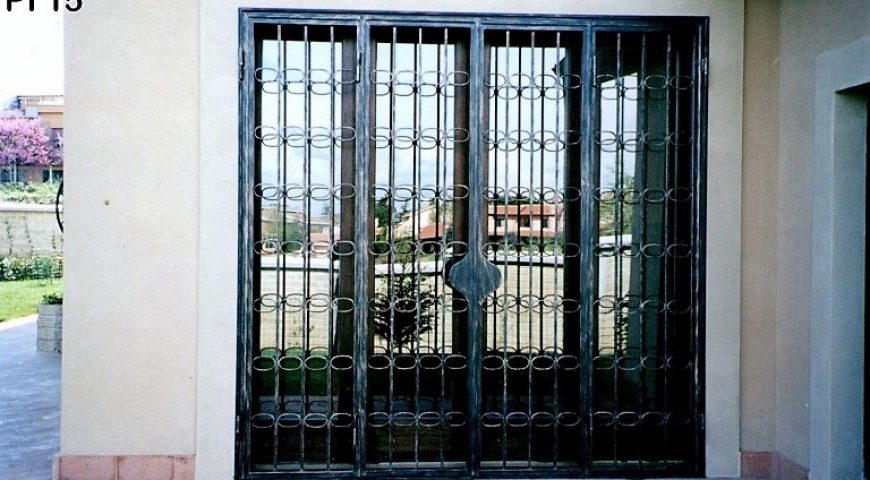 Portone d’ingresso in ferro battuto PI 15