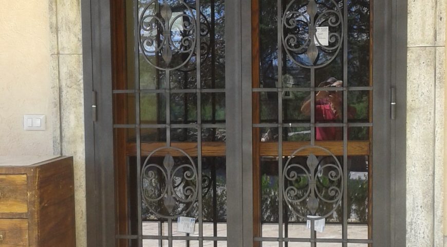 Portone d’ingresso in ferro battuto PI 20