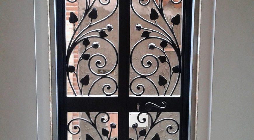 Portone d’ingresso in ferro battuto PI 24