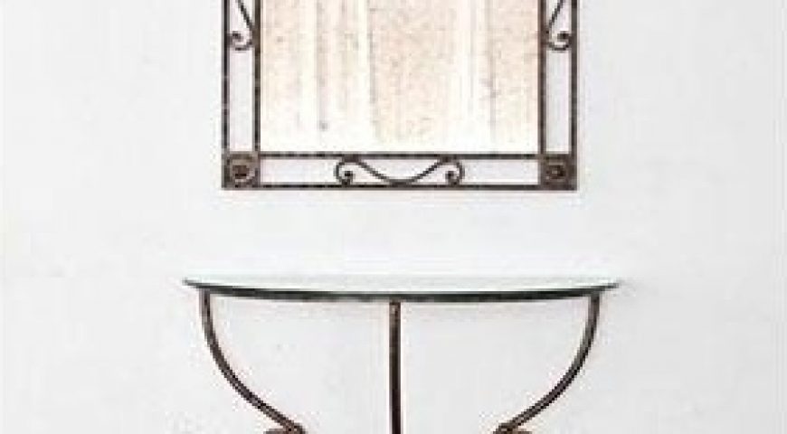 Cornice per specchio in ferro battuto SP 04