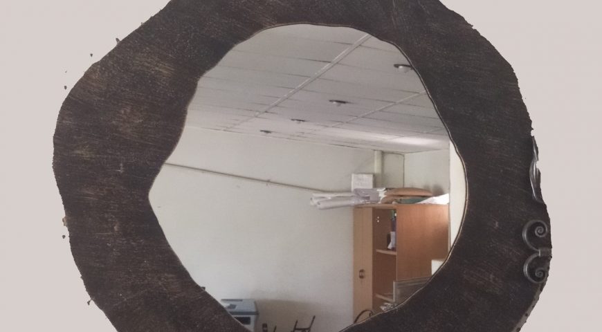 Cornice per specchio in ferro battuto SP 28